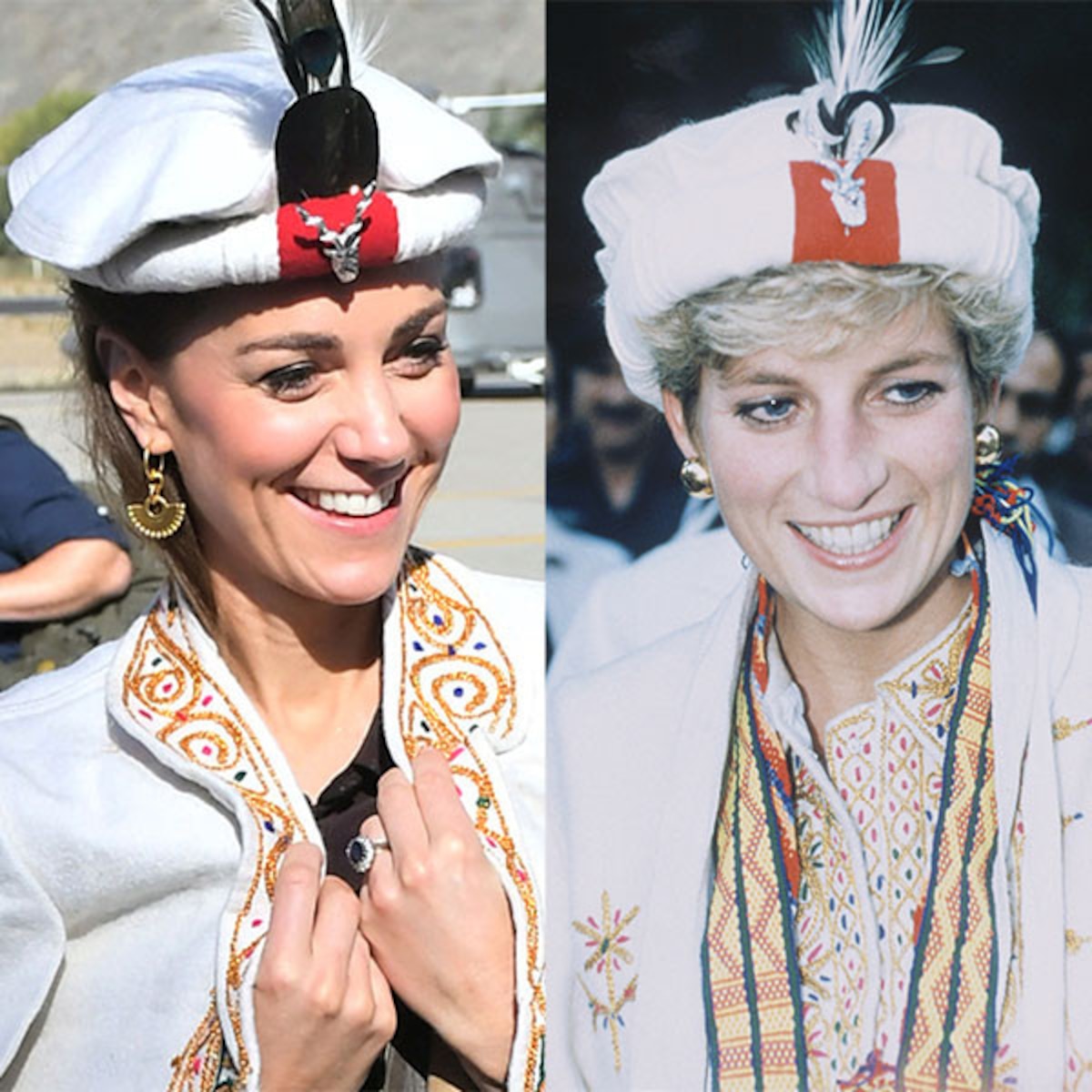 Kate Middleton Follows In Princess Diana S Footsteps During Royal Tour E Online Au
